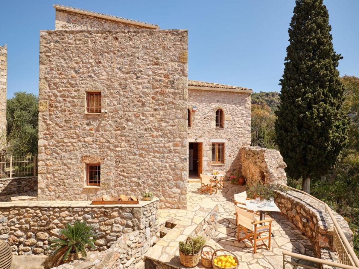 Villa Petreas Castle Kardamyli Exterior foto