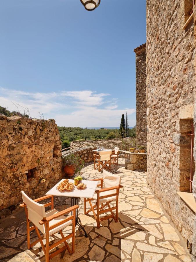 Villa Petreas Castle Kardamyli Exterior foto