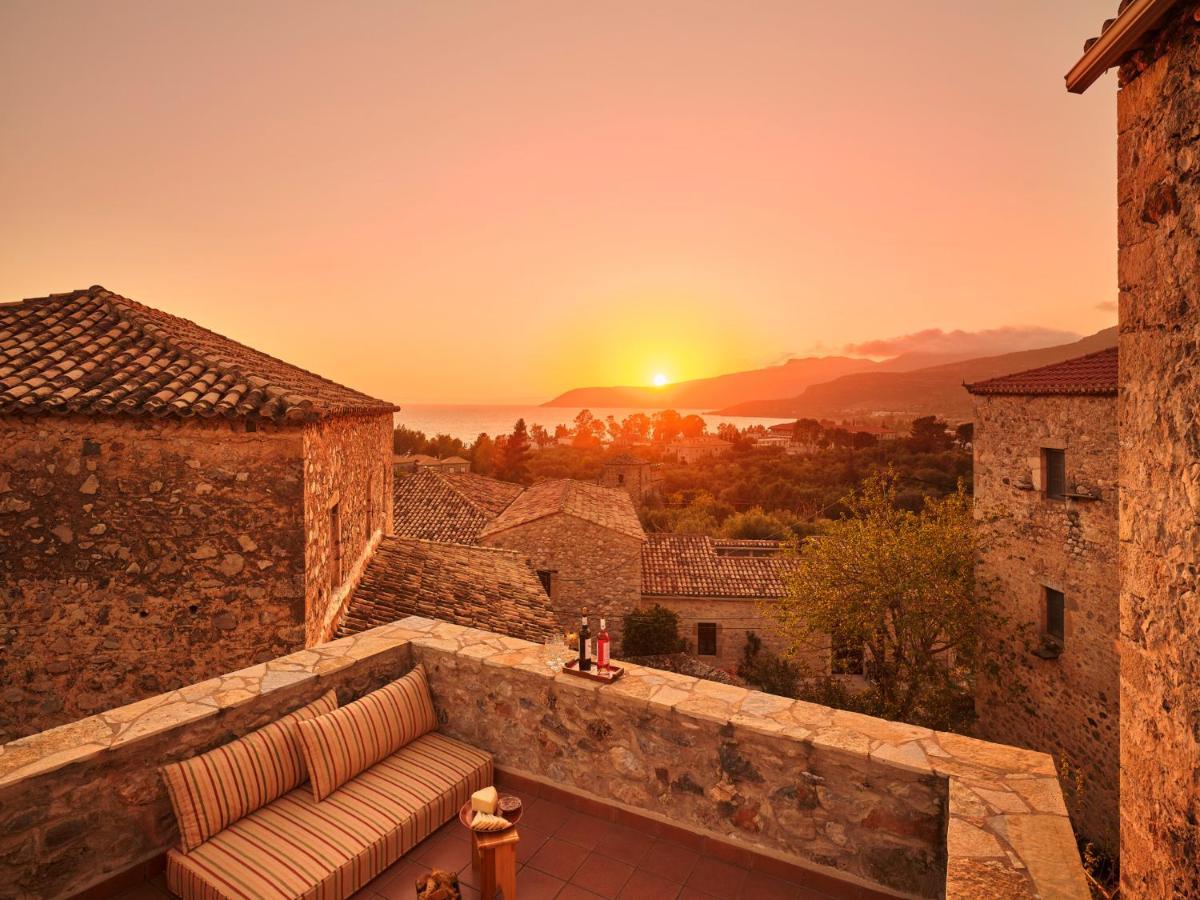 Villa Petreas Castle Kardamyli Exterior foto