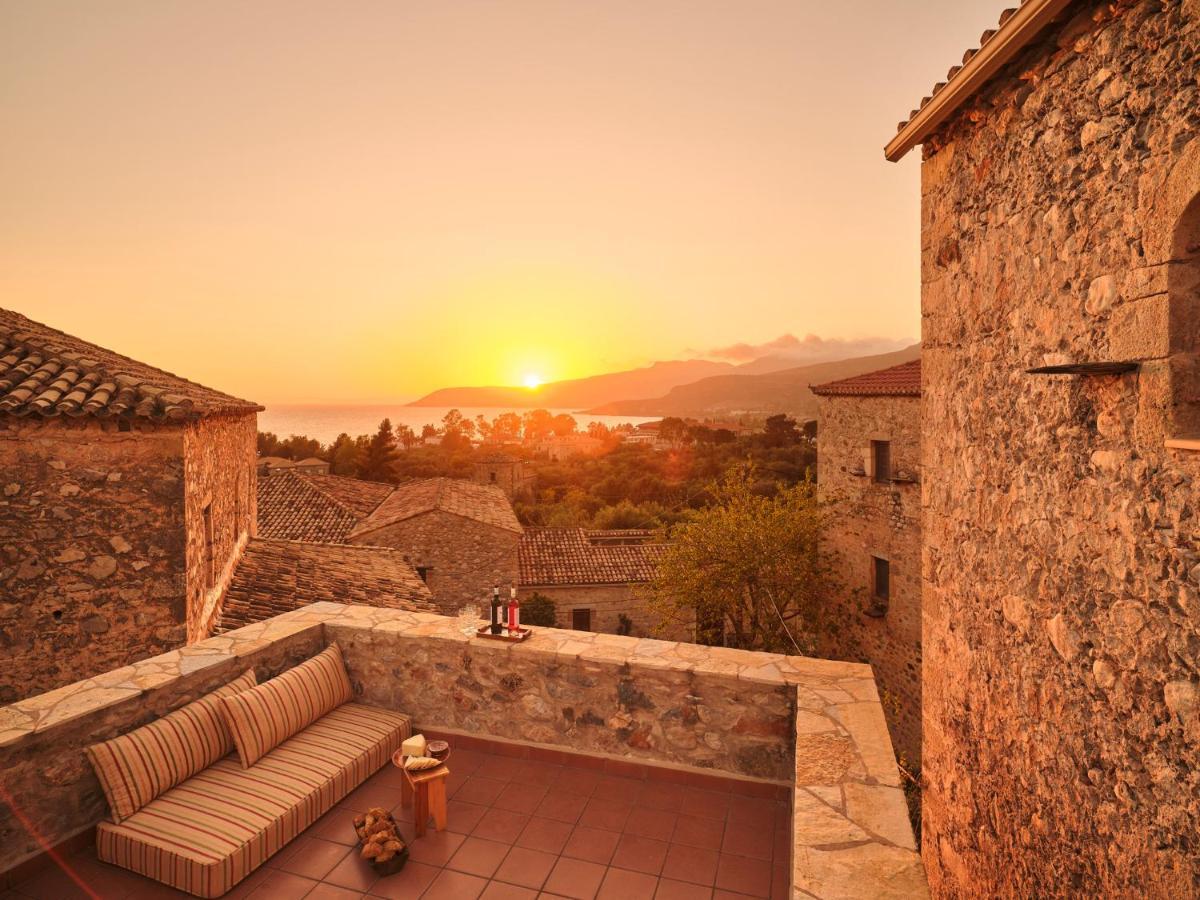 Villa Petreas Castle Kardamyli Exterior foto